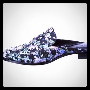 Rebecca Minkoff Flower Studded Slides